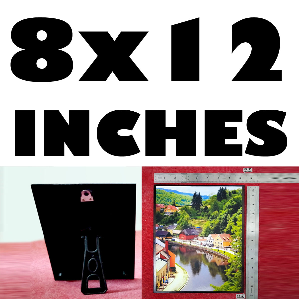 Customizable Photo Frame with HD Print Lamination 4x6 to 12x18