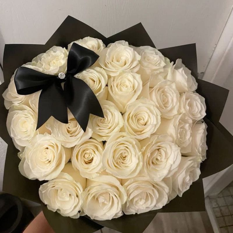 Pure Elegance 36 White Roses Bouquet