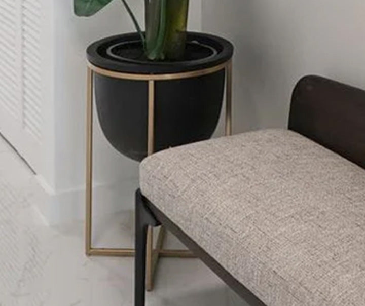 Artificial Banana Leaf Plant with Pot – Modern Indoor Floor Plant