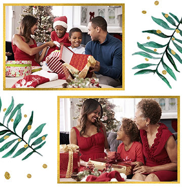 Christmas Day Wall Frame – Festive Holiday Decor - 2 Wall Frames
