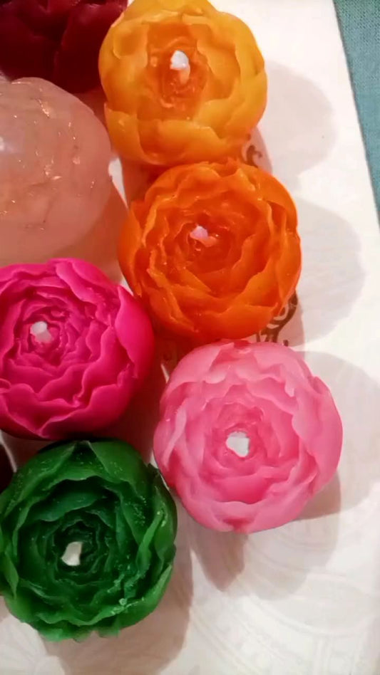 1pc Cute Mini Flower Scented Candle /Customized/Elegant Decoration For Home Decor