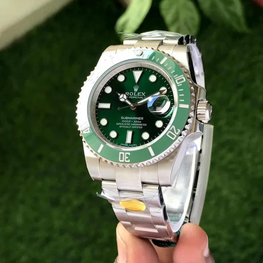 Luxury Rolèx Men’s GMT Watch – Emerald Green Dial RLX | Premium Quality | Trendy & Most Demanding | Stylish Luxury Timepiece