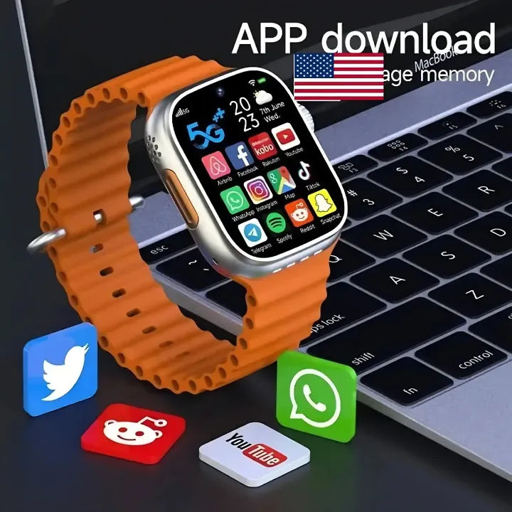 Black Advanced New Version Bluetooth Digital Wrist, Smart Watch IP67 Waterproof Bracelet Support Mobile Notification With Mobile App Connectivity Fitness Tracker & BP Monitor Step Counter 2,01 Inch TFT Screen With Digital & Smart Display