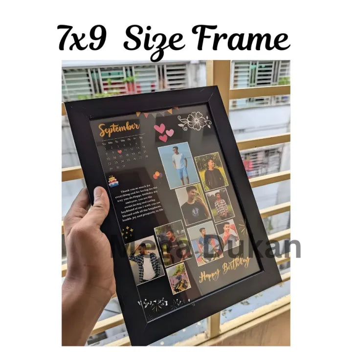 Birthday Photo frame for loved one , customise birthday frame for special person, custom on your choice