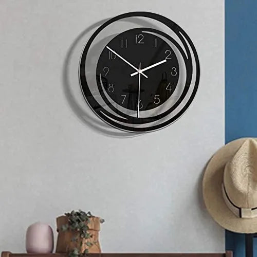 moon beautyfull Wooden Wall Clock for Home, Living Room, Kitchen, Office (Battery Operated) gift wall clock decoration