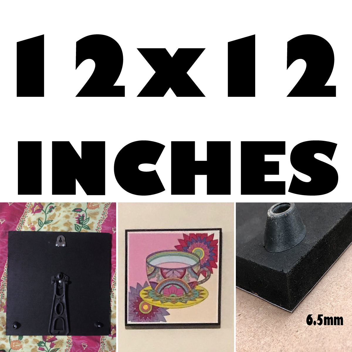 Customizable Photo Frame with HD Print Lamination 4x6 to 12x18