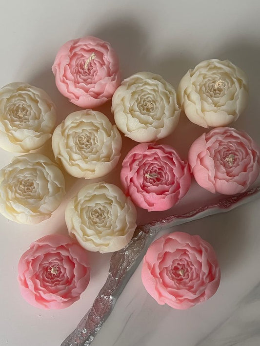 Flower Shape Scented Candle | Perfect for Home Decor, Gifts and Events | 3x4 cm