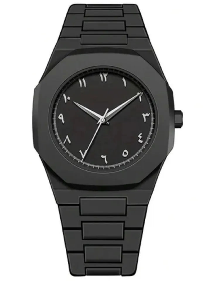 Black Arabic Aura Watch For Men Stylish Aura Watch 100% Original Watch Amazing Smart Watch
