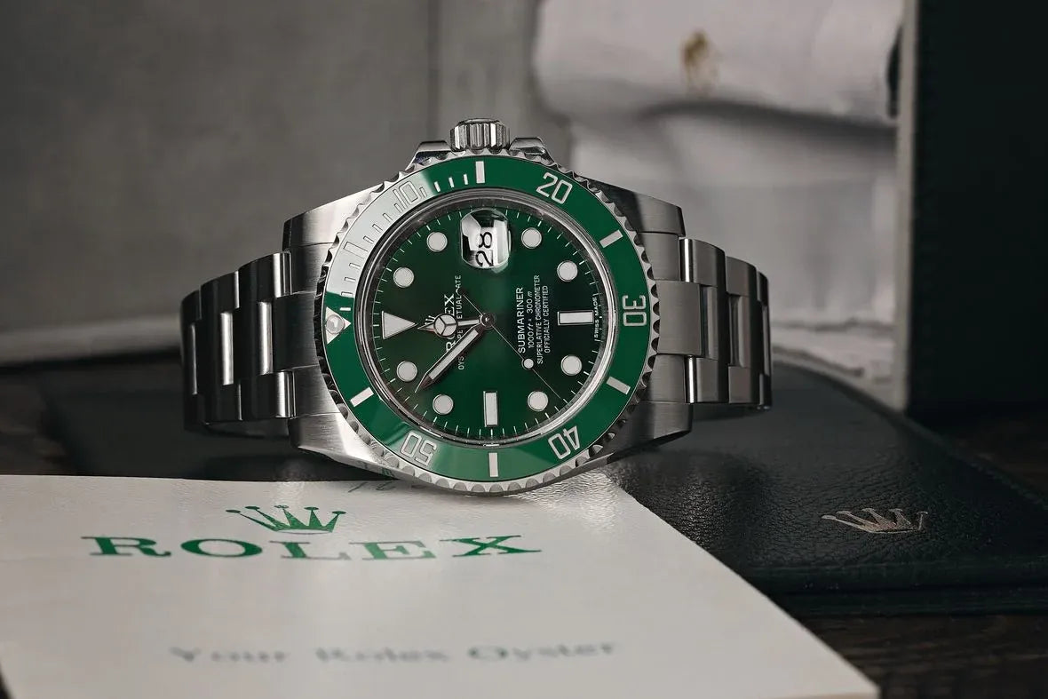 Luxury Rolèx Men’s GMT Watch – Emerald Green Dial RLX | Premium Quality | Trendy & Most Demanding | Stylish Luxury Timepiece