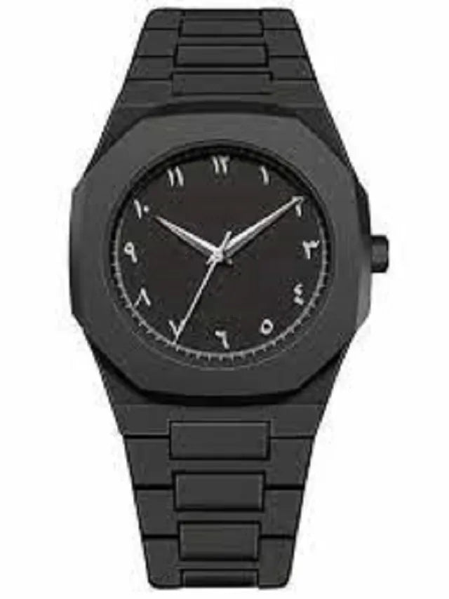 Black Arabic Aura Watch For Men Stylish Aura Watch 100% Original Watch Amazing Smart Watch