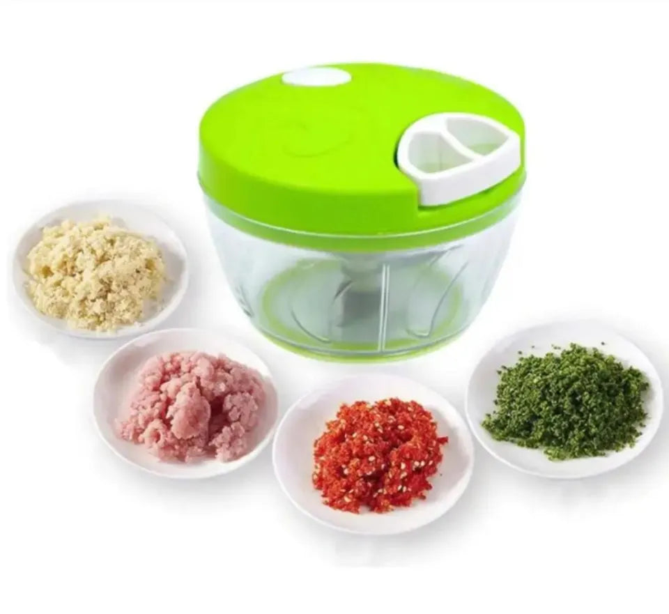 Manual Tabletop Drum Cheese Grater, 3 in 1 Rotary Shredder Slicer Grinder for Cucumber Nut Potato Carrot Cheese, Vegetable Salad ,Green