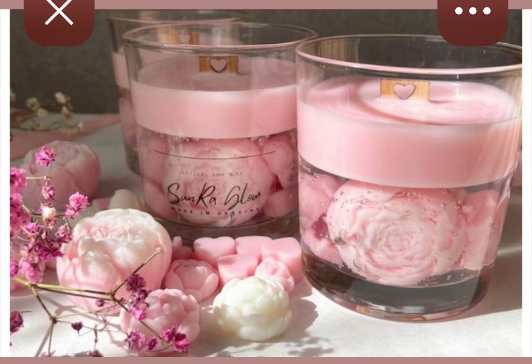 Scented Aromatherapy Candles with Glass for Home and Office Decoration