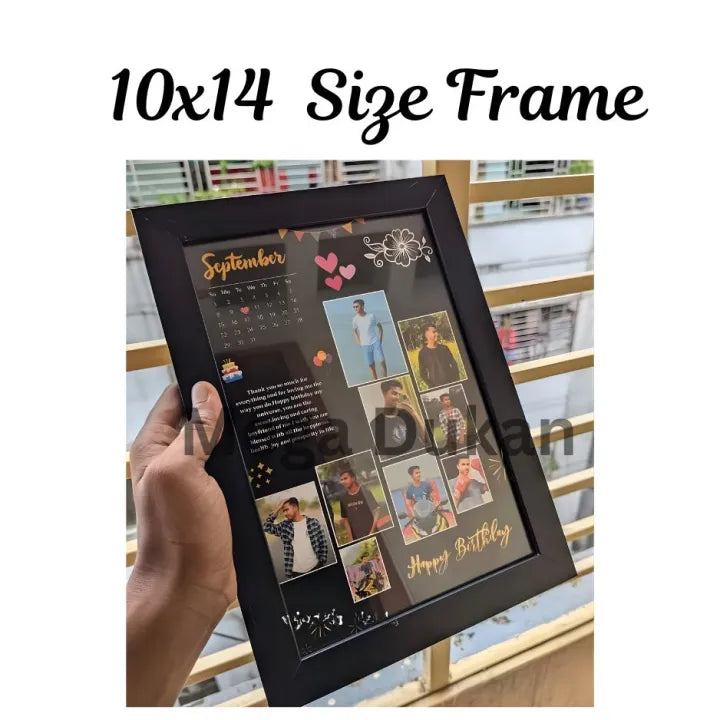 Birthday Photo frame for loved one , customise birthday frame for special person, custom on your choice