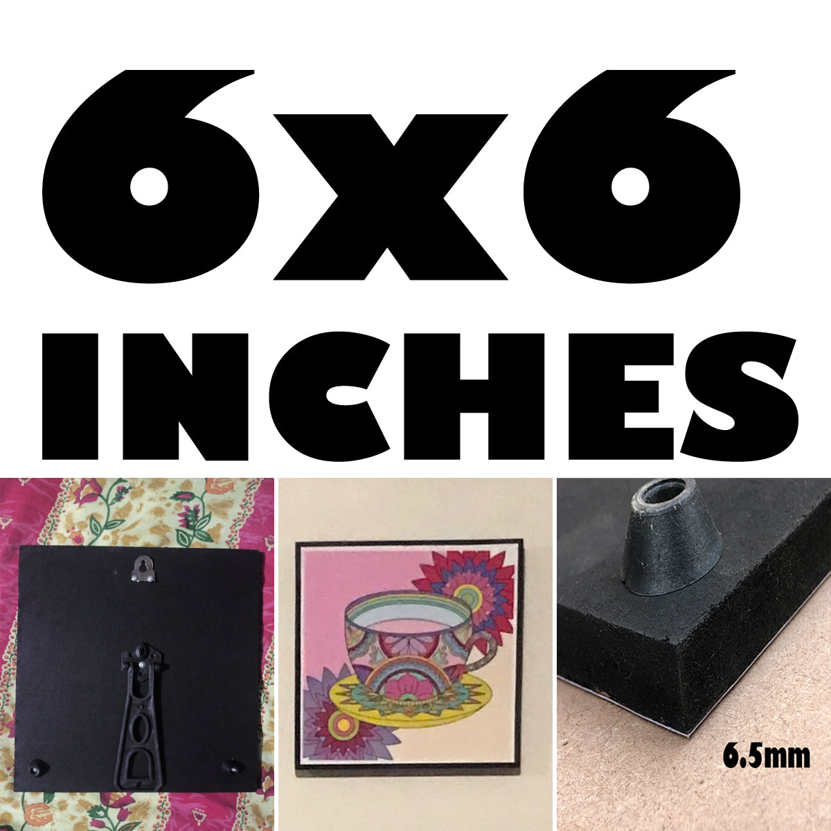 Customizable Photo Frame with HD Print Lamination 4x6 to 12x18