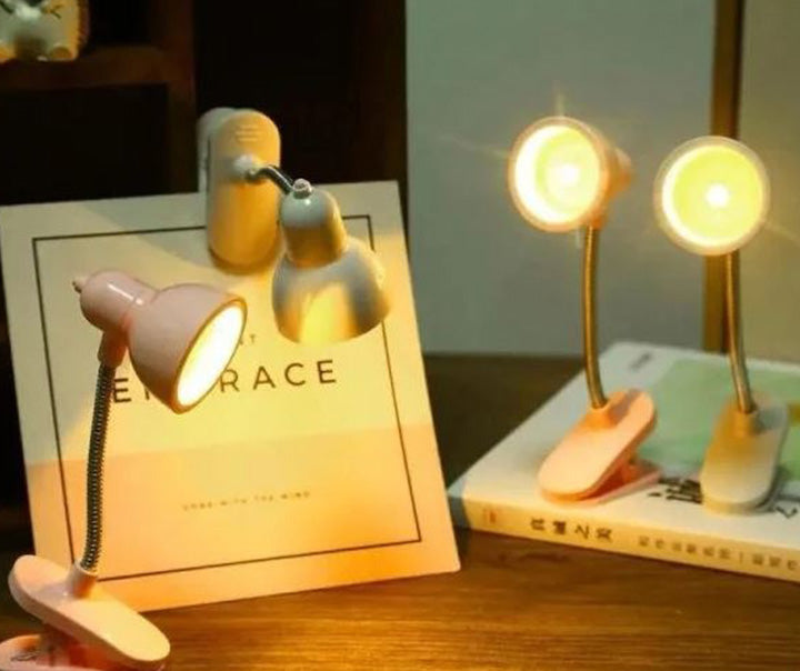 Mini Clip Book Light – Portable LED Reading Lamp (Random Color)