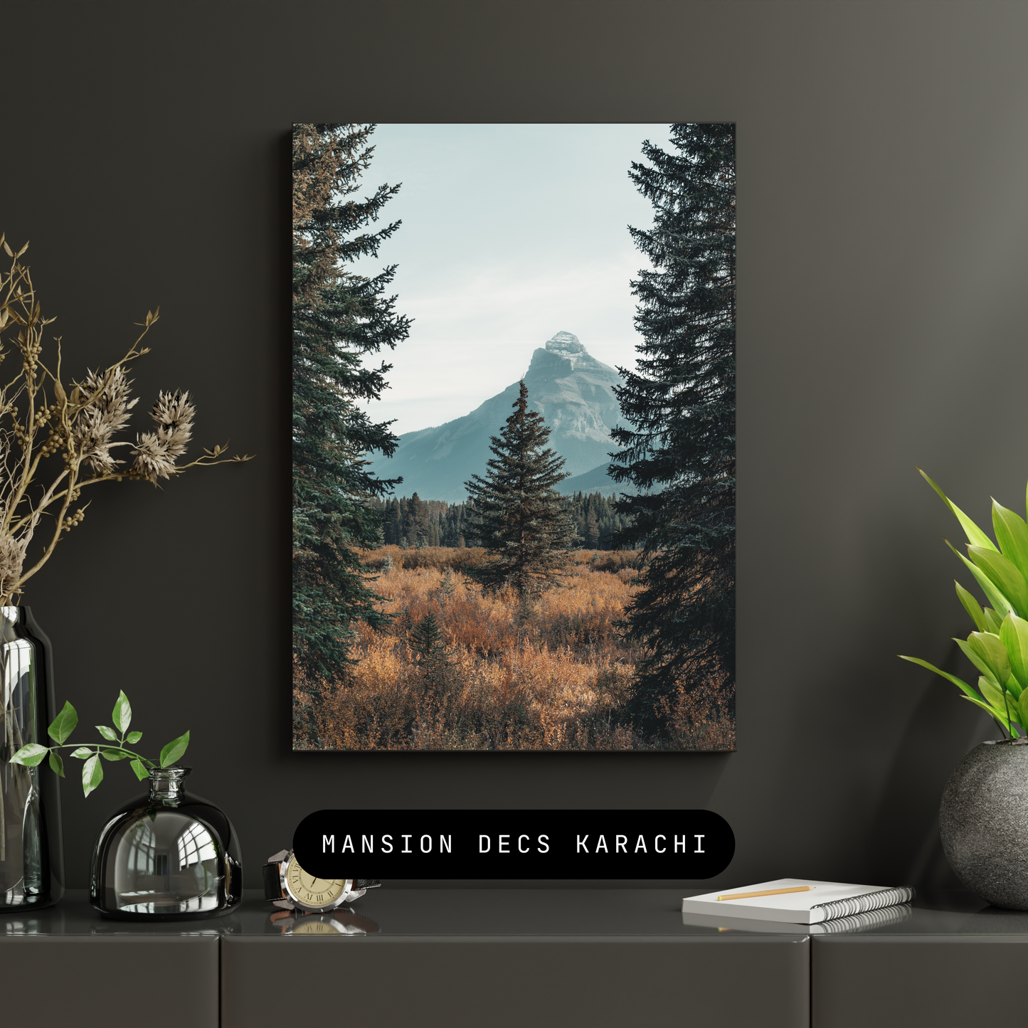 Aesthetic Jungle Wall Frame – Nature Inspired Modern Décor
