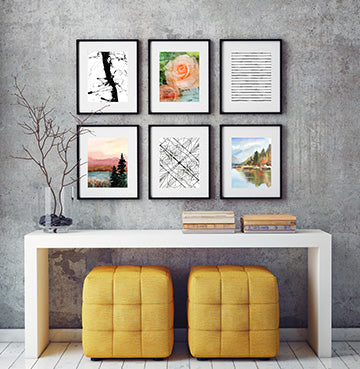 Natural Sceneries Wall Décor Frame – Elegant Nature Art for Drawing Room