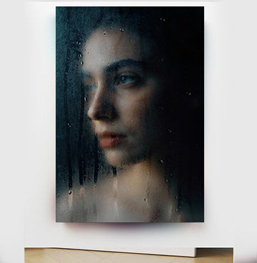 Aesthetic Model Shoot Wall Frame – Modern Fashion Art Decor
